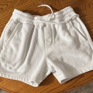 Hollister Light Gray Drawstring Shorts